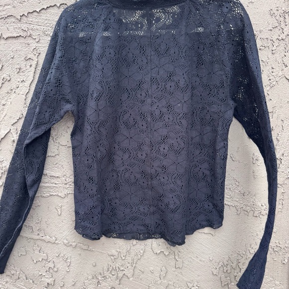 NWOT Free People In The Meadow top in black size L - Picture 5 of 12